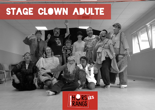 affiche stage clown