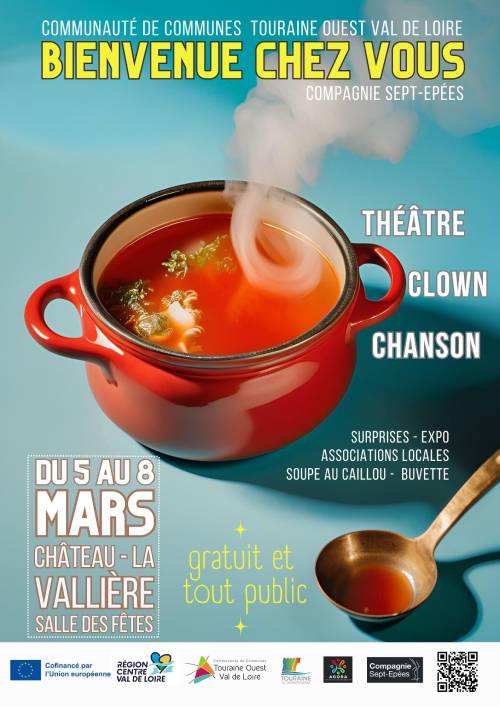 affiche du festival Bienvenue chez vous mars 2025