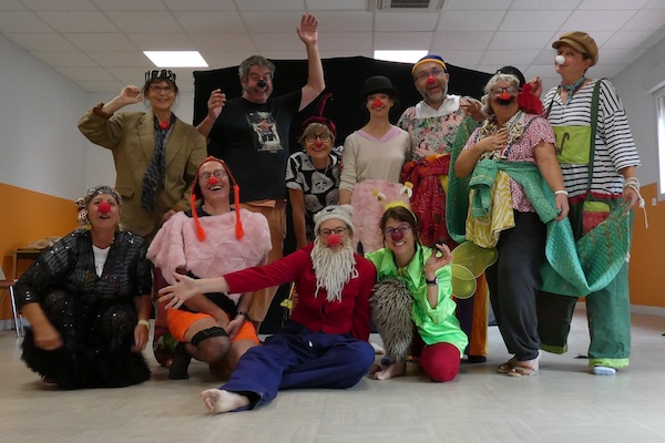 stagiaires en clown